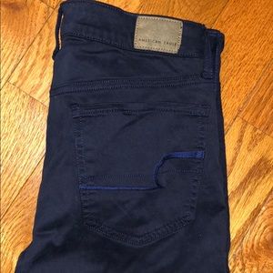 LikeNew American Eagle Super Stretch Navy Jeggings